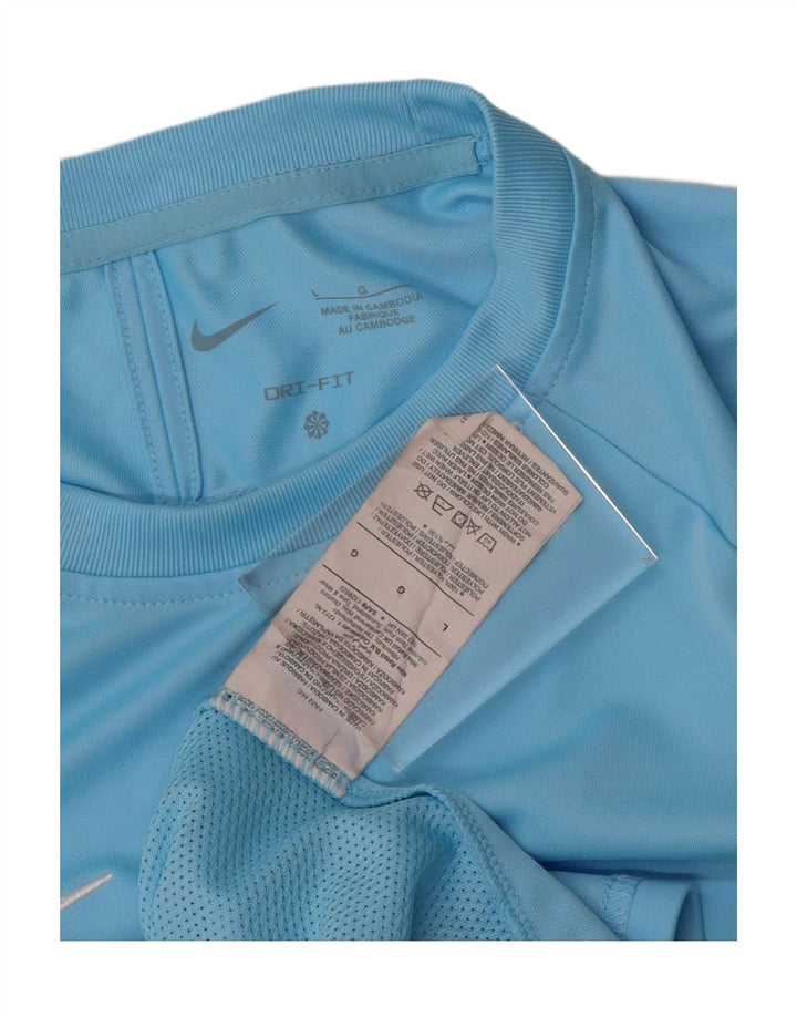 NIKE muška Dri Fit majica kratkih rukava velika plava poliesterska boja