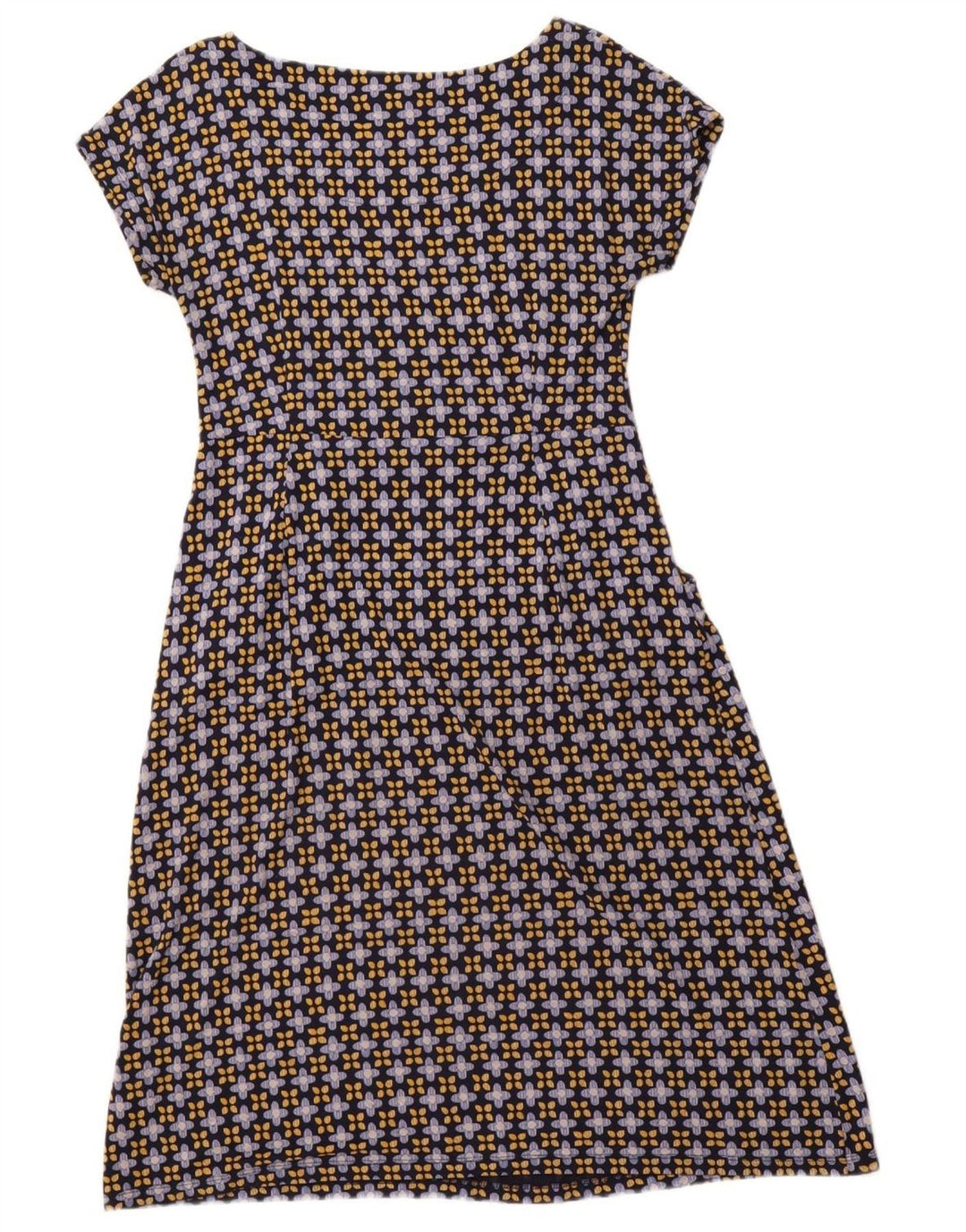 WHITE STUFF Ženska haljina A-kroja UK 12 Srednje tamnoplava cvjetna viskoza