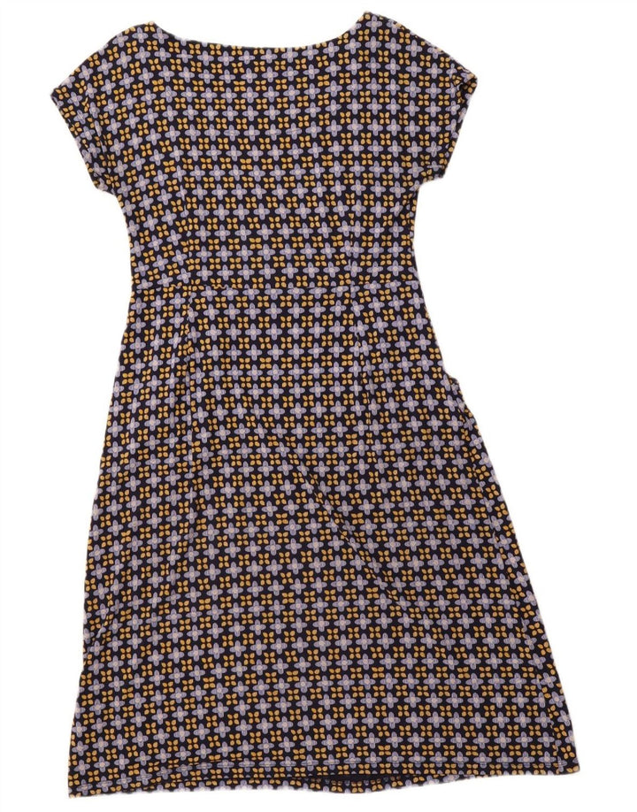 WHITE STUFF Ženska haljina A-kroja UK 12 Srednje tamnoplava cvjetna viskoza