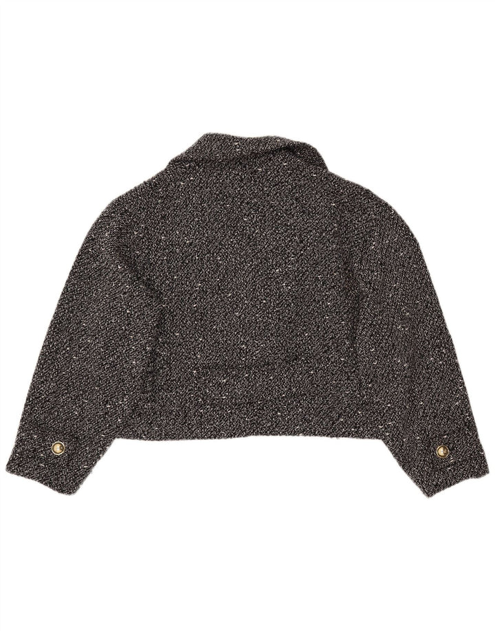 ZARA ženska prekomjerna jakna sakoa UK 18 XL crne fleke