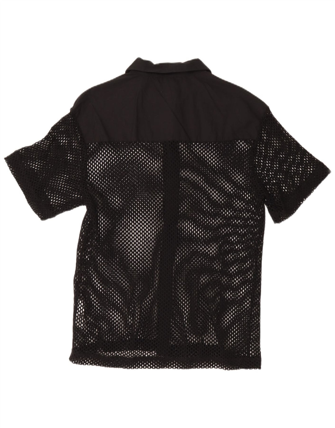 Zara muška košulja kratkih rukava Srednje crni pamuk