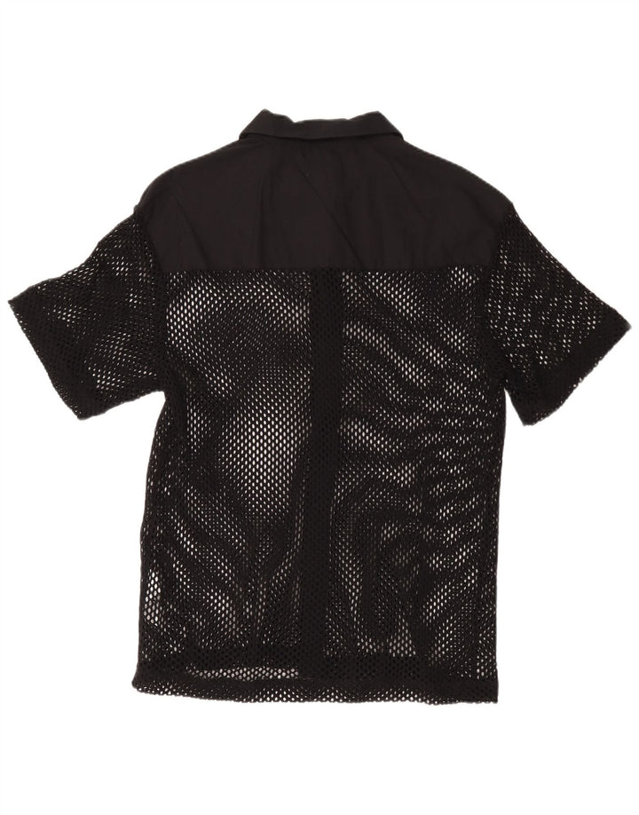 Zara muška košulja kratkih rukava Srednje crni pamuk