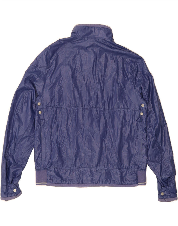 BELSTAFF Womens Rain Jacket UK 18 XL Blue Nylon Vintage Belstaff and Second-Hand Belstaff from Messina Hembry 