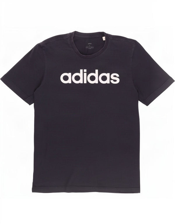 Adidas muška majica s grafičkim motivima srednje tamnoplavi pamuk