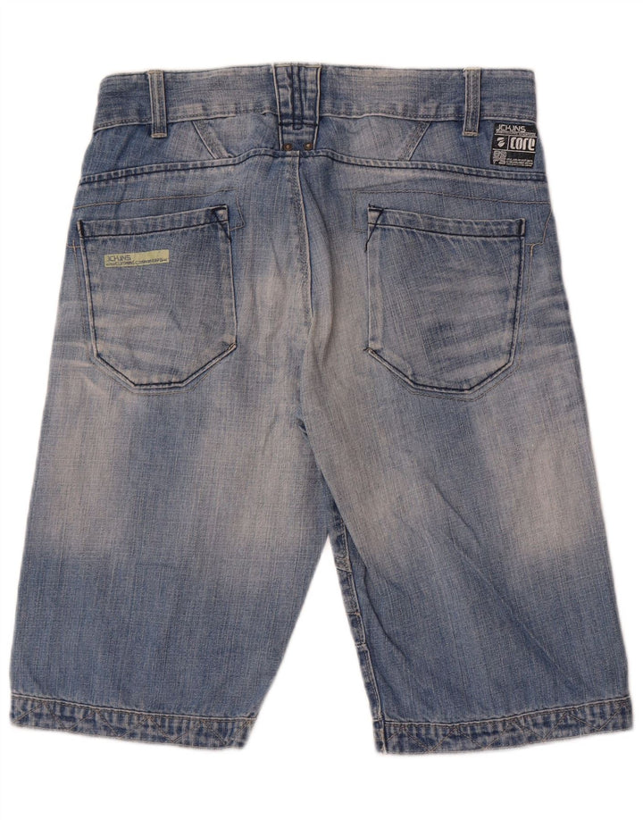 Jack & Jones muške traper kratke hlače srednje veličine W32 plavi pamuk