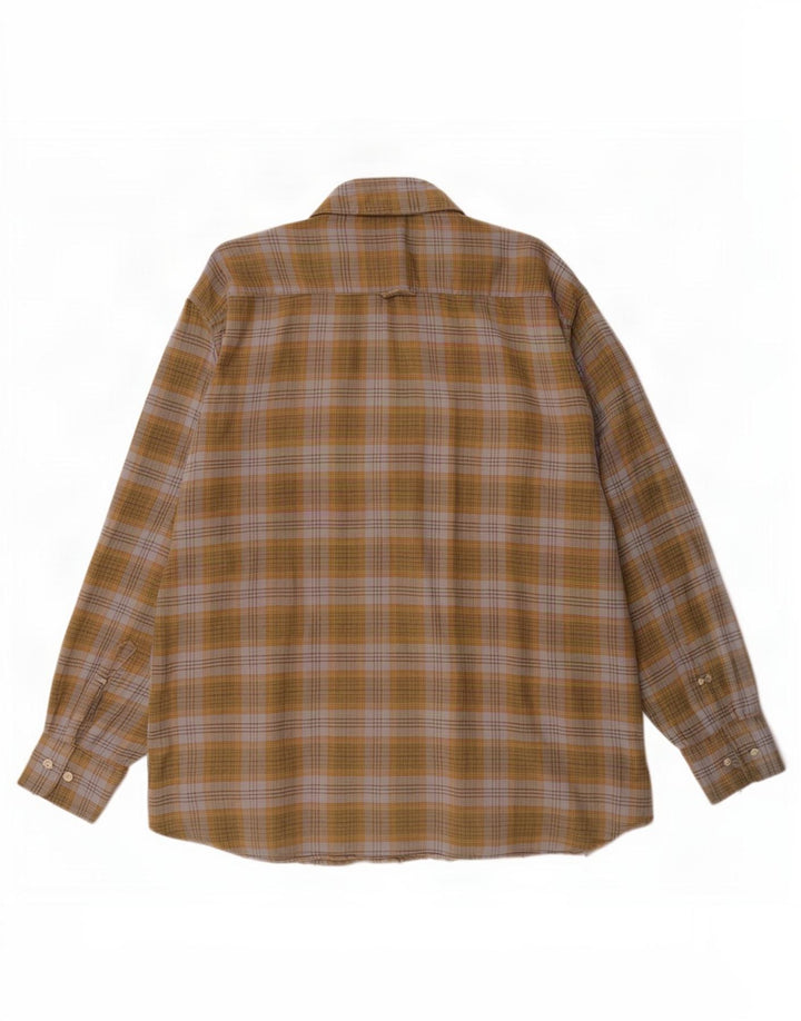 Barbour muška flanelska košulja, veliki kaki karirani pamuk