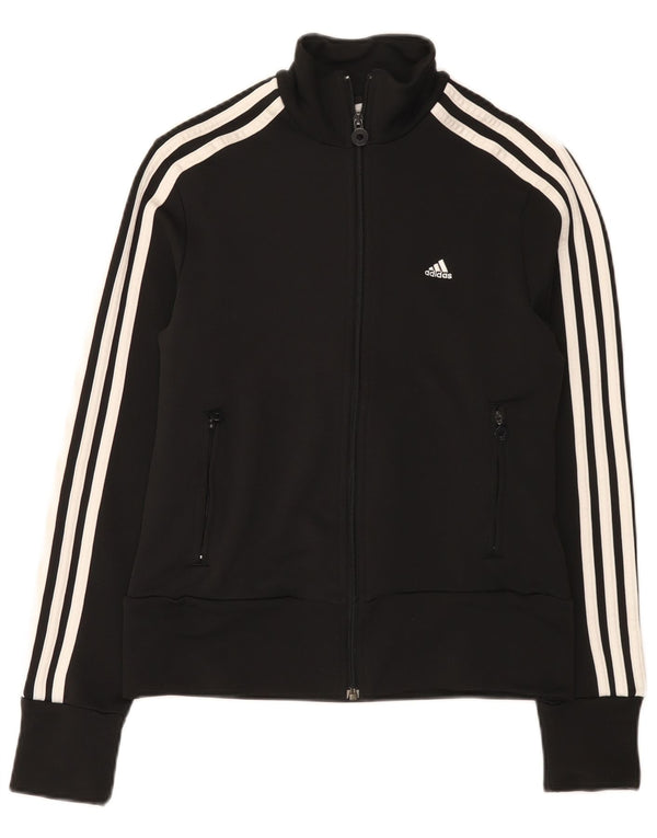 Adidas ženska gornja jakna za trenirku UK 14 srednji crni poliester