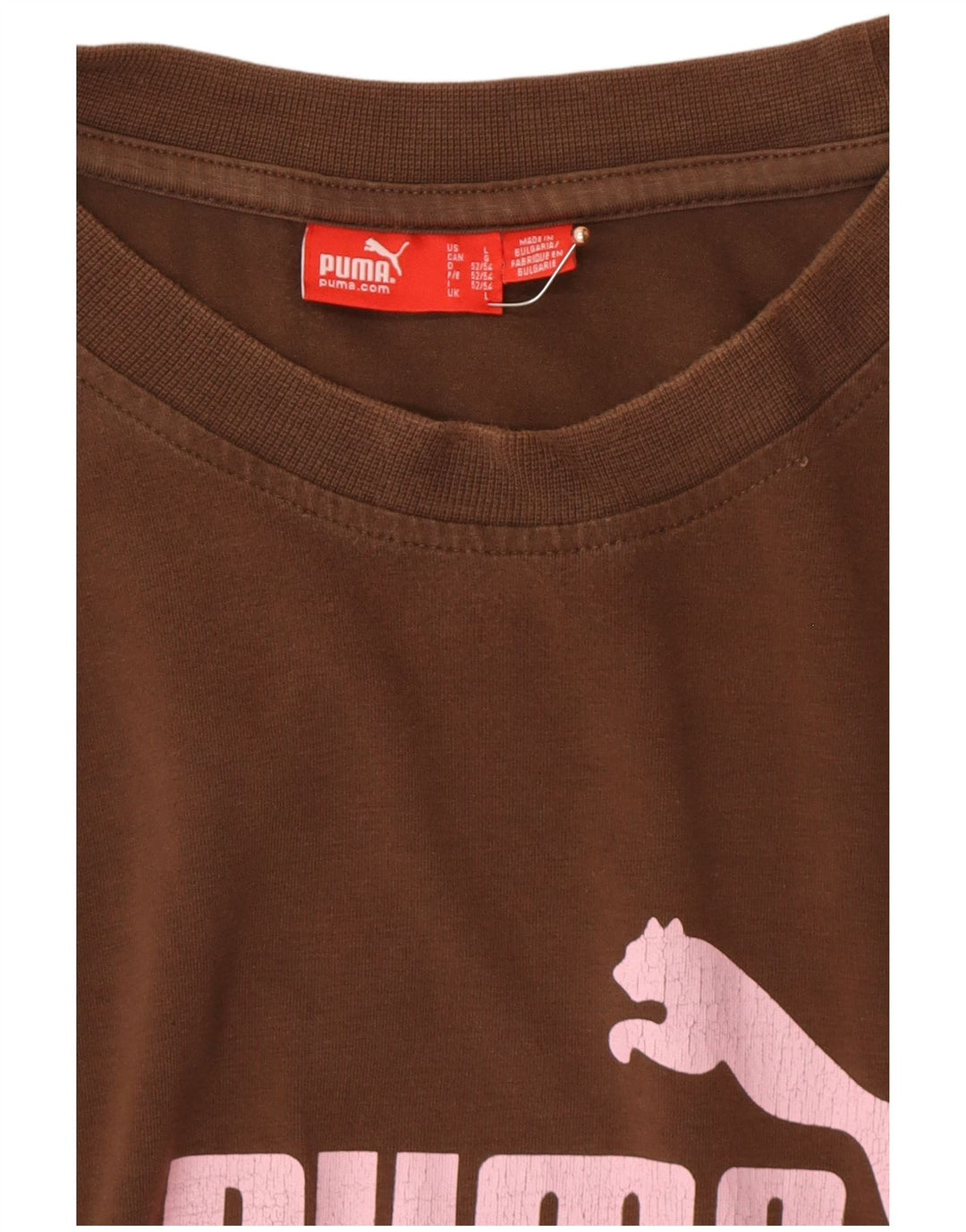 PUMA Muška majica kratkih rukava s grafičkim motivima, velika smeđa