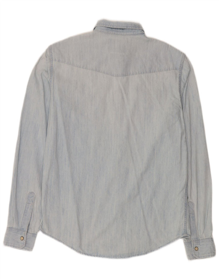 Zara muška traper košulja srednje plava