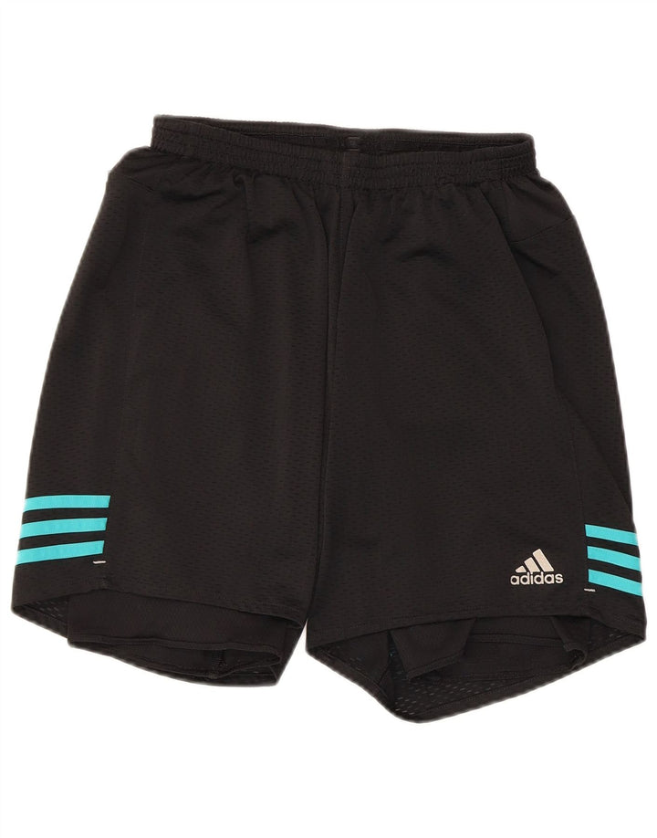 Adidas muške sportske kratke hlače srednje crne boje od poliestera