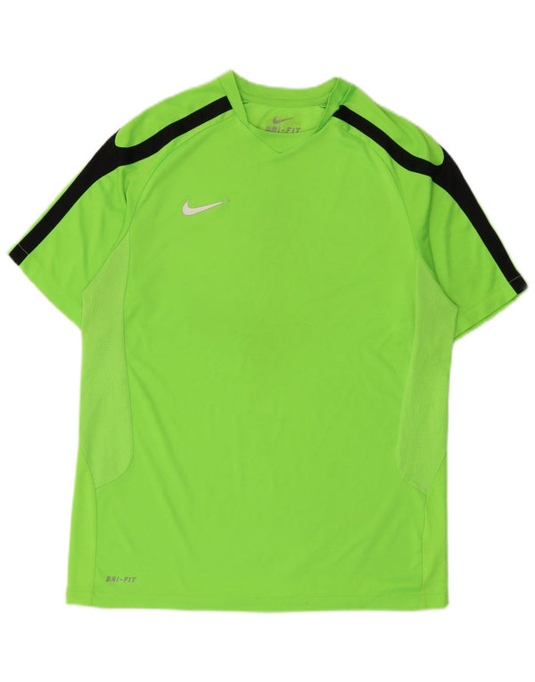Nike Dri Fit T-Shirt Top srednje zelene boje od poliestera