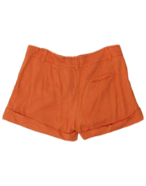 Blumarine ženske kratke chino hlače širokih nogavica IT 44 srednje W32 narančasta