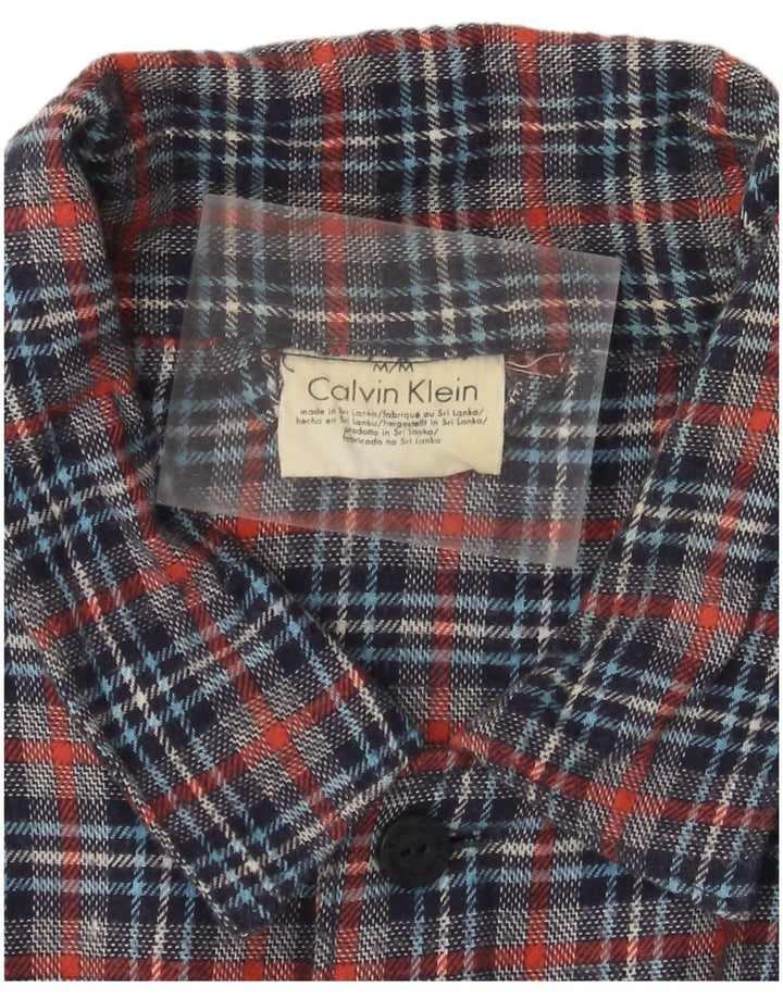 Calvin Klein muška flanelska košulja srednje boje, karirani pamuk