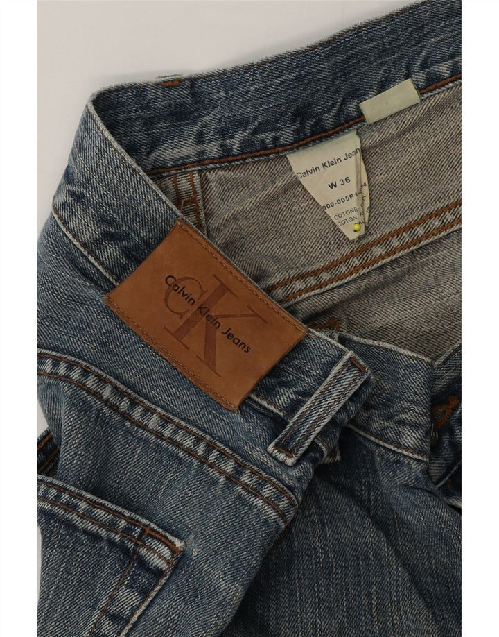 Calvin Klein Ženske uske traperice W36 L34 Plavi pamuk