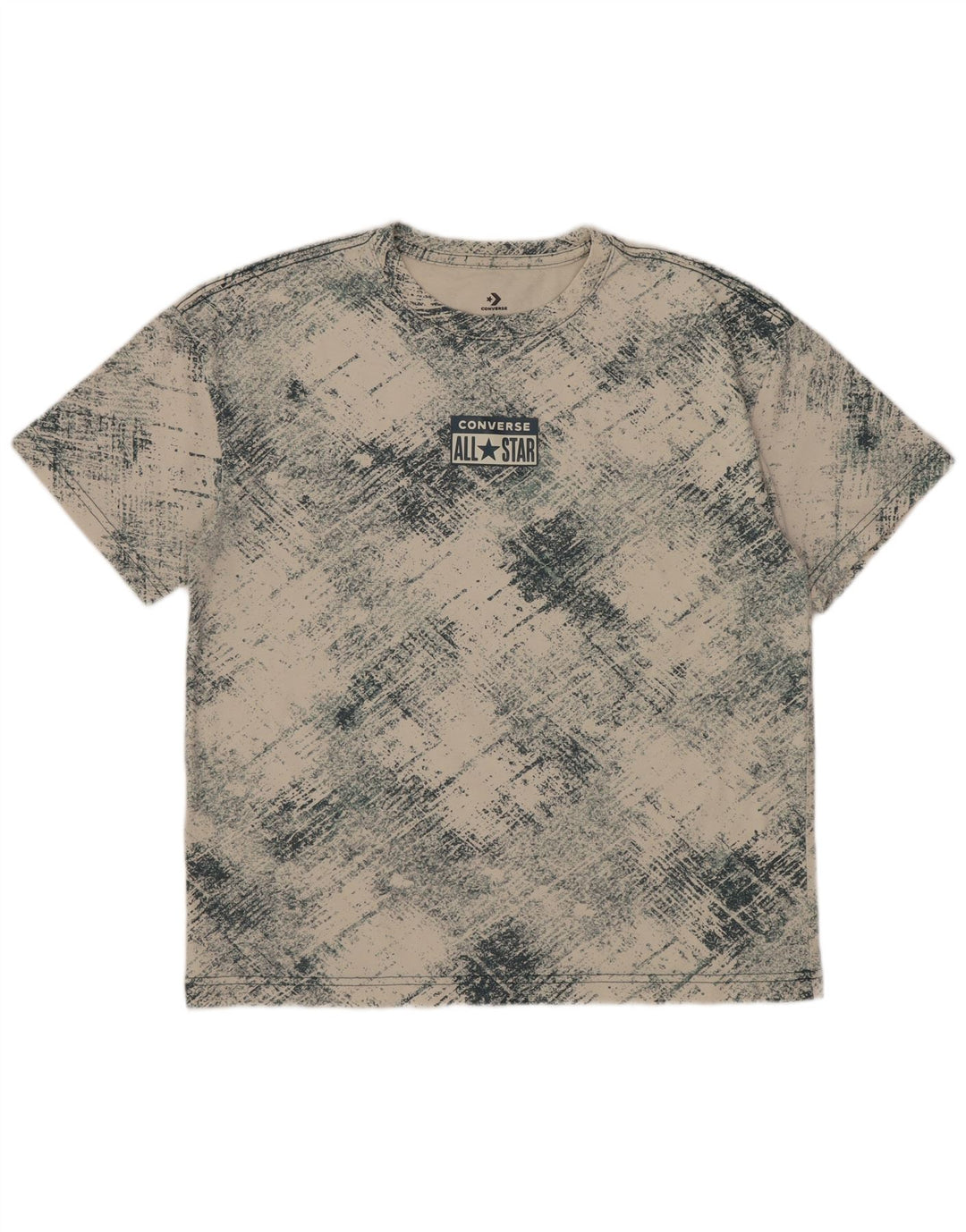 Majica kratkih rukava Converse Boys Graphic T-Shirt, 12-13 Years Large Off White Check