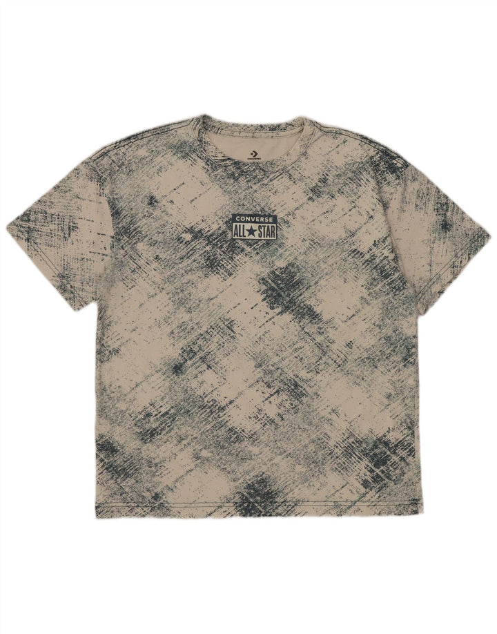 Majica kratkih rukava Converse Boys Graphic T-Shirt, 12-13 Years Large Off White Check