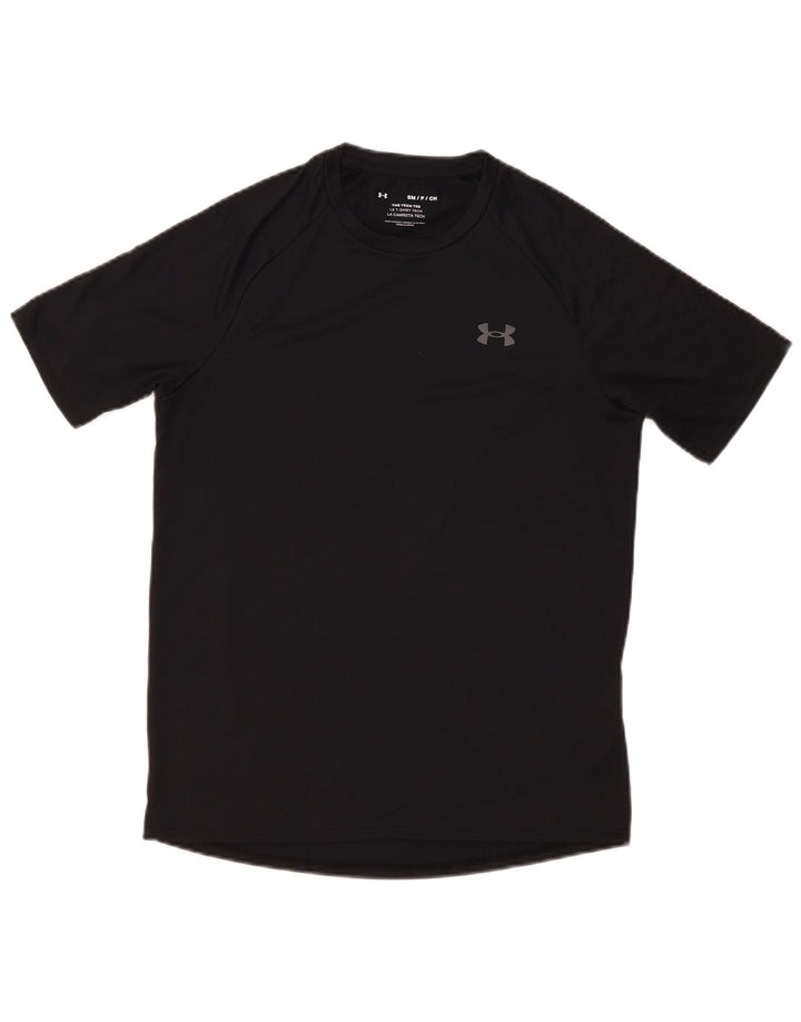 Under Armour muška majica kratkih rukava Mali crni poliester