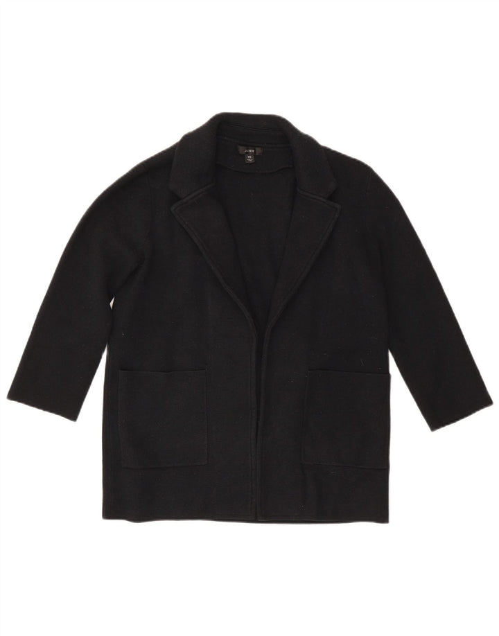 J. Crew ženska prekomjerna jakna s otvorenim sakoom s 3/4 rukava UK 6 XS tamnoplava
