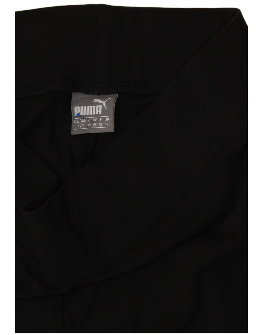 Puma ženske grafičke tajice UK 14 velike crne pamučne