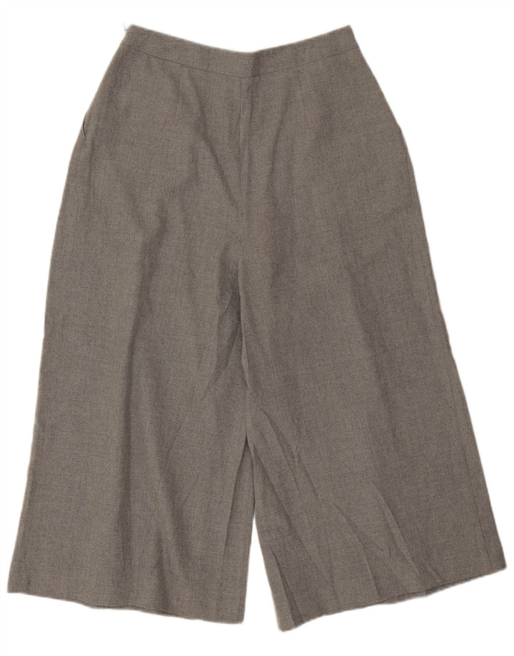 Zara ženske kapri hlače Cullotes male W26 L19 sivi flekasti poliester
