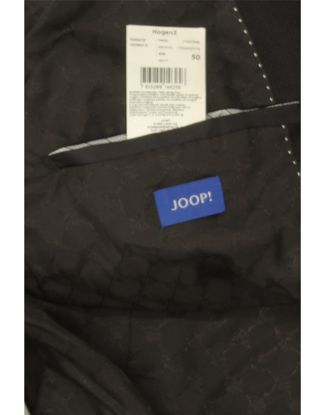 JOOP Mens 2 Button Blazer Jacket IT 50 Large Black Wool Vintage Joop and Second-Hand Joop from Messina Hembry 