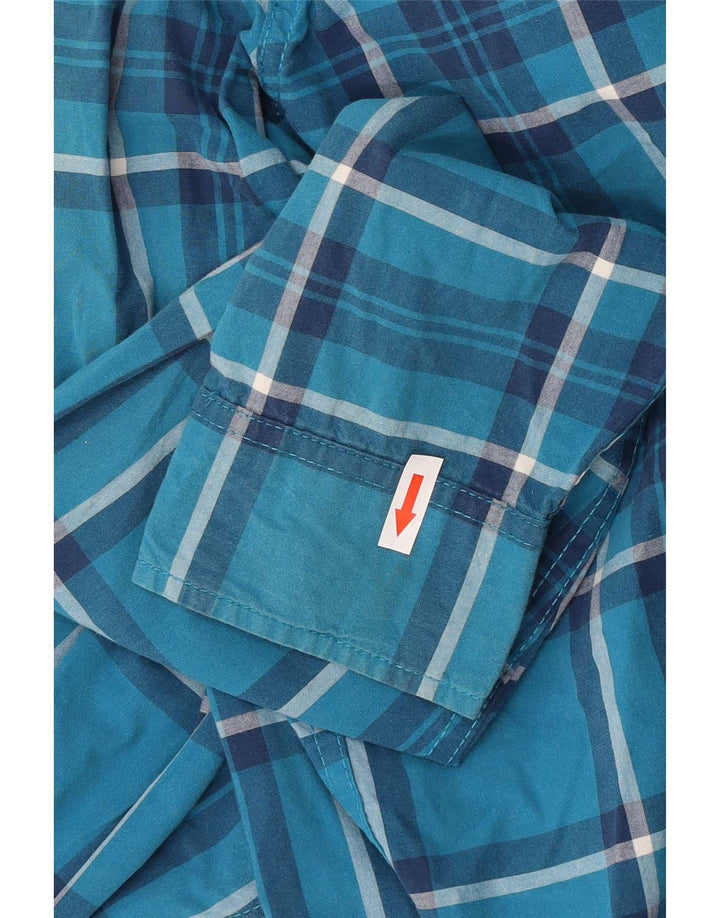 Hollister muška košulja veliki plavi karirani pamuk