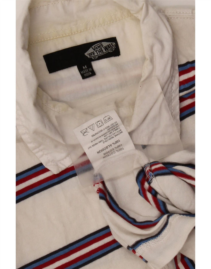 Vans muška polo majica srednje bijele pruge, pamuk