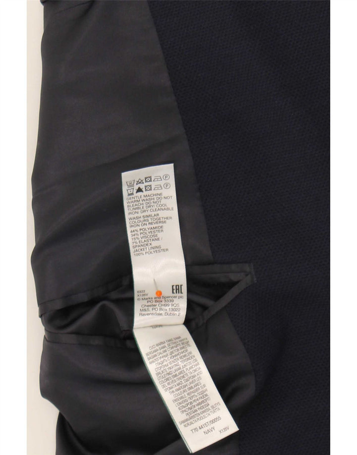 Marks & Spencer muška jakna sa 2 gumba UK 48 4XL tamnoplavi poliamid