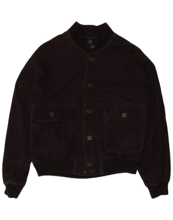 ZARRO muška bomber jakna od brušene kože IT 54 2XL crna koža