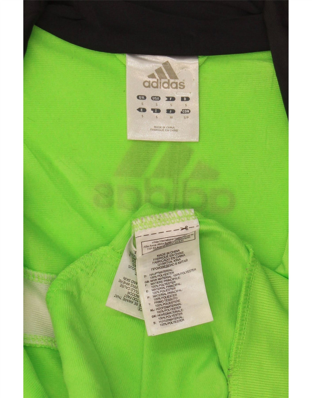 ADIDAS muška trenirka s grafičkim motivima, mala zelena poliesterska jakna