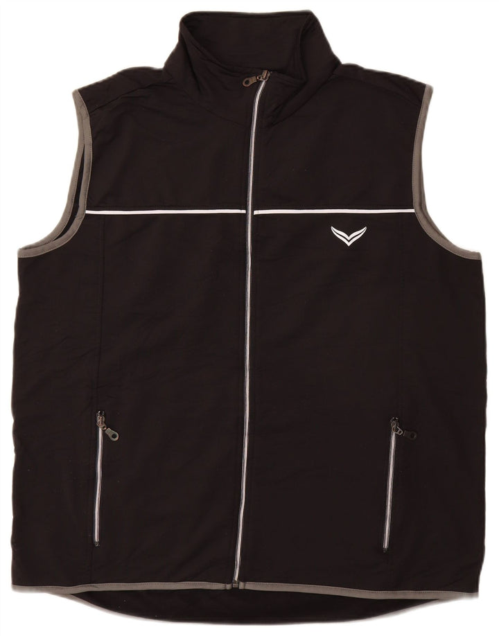 TRIGEMA Velika muška trenirka bez rukava sa grafičkim motivima od poliestera