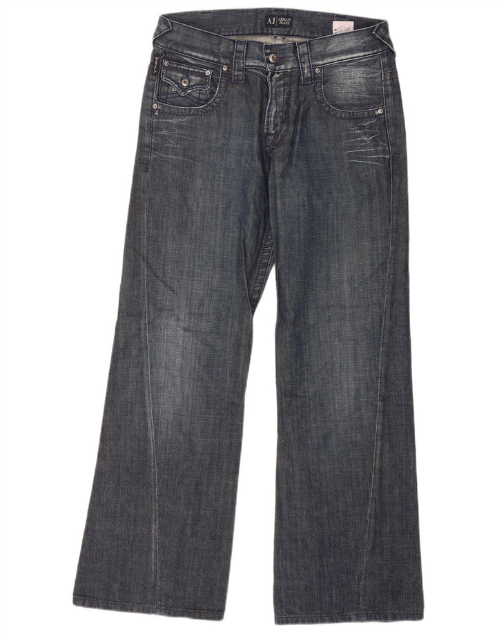 Armani muške traperice s bootcut W29 L30 plavi pamuk