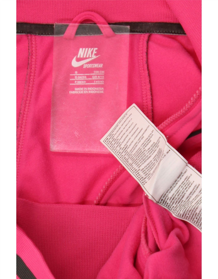 Nike ženska gornja jakna za trenirku UK 8/10 mala ružičasta poliester u boji