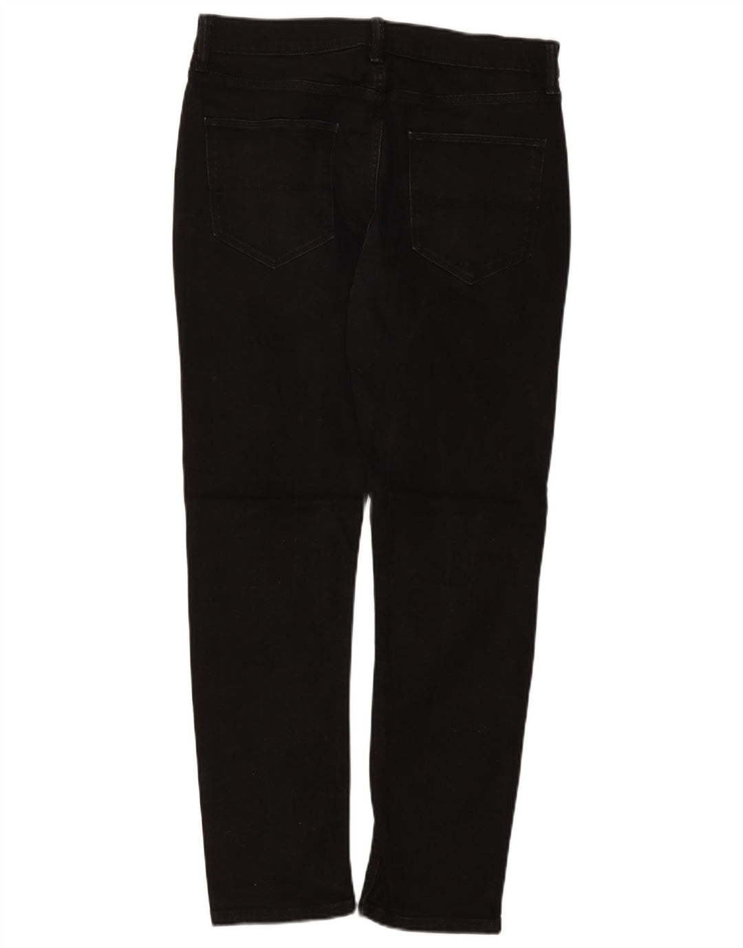 Marks & Spencer Mens Regular Slim Jeans W32 L31 Crni pamuk