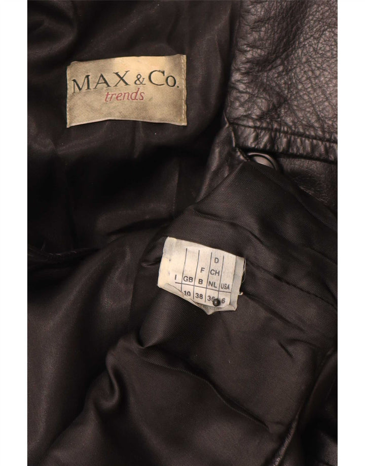 Max & Co. Ženska prevelika široka jakna UK 10 Mala crna