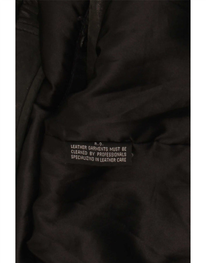 Hathaway muška kožna jakna UK 42 XL crna koža