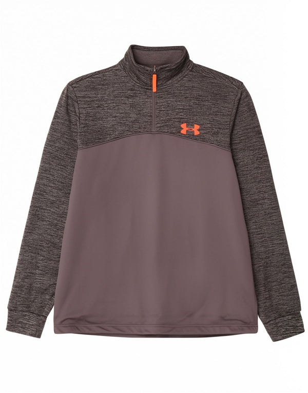 Under Armour Muški Cold Gear Pulover Gornji dio trenirke srednje sive boje
