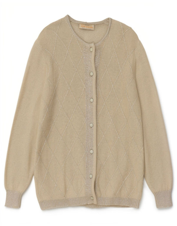 John Walker ženski kardigan pulover UK 18 XL Sivi Argyle/Diamond Wool