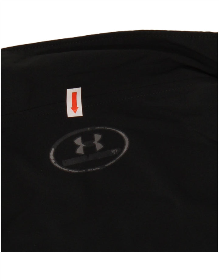 Under Armour muška gornja jakna trenirke Veliki crni poliester u boji