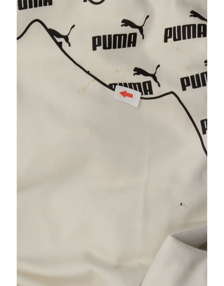Puma muška majica s grafičkim motivima, mala bijela