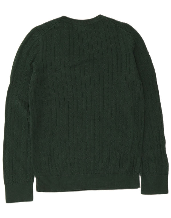 Tommy Hilfiger ženski džemper s okruglim izrezom UK 14 Srednje zelena