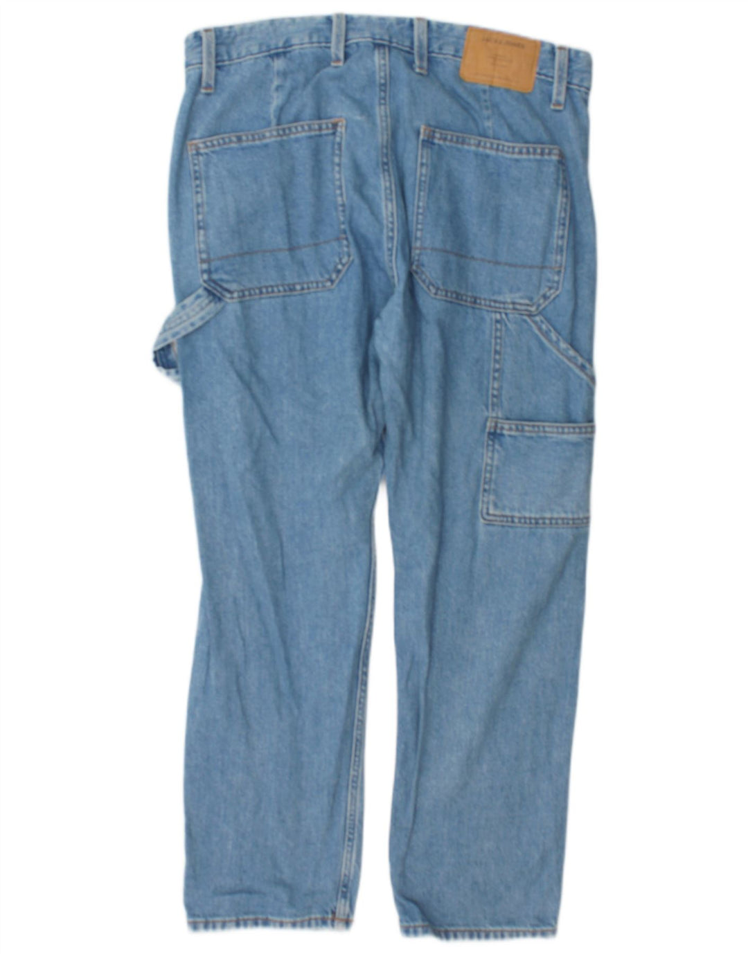 Jack & Jones ženske Cargo ravne traperice W34 L30 plavi pamuk
