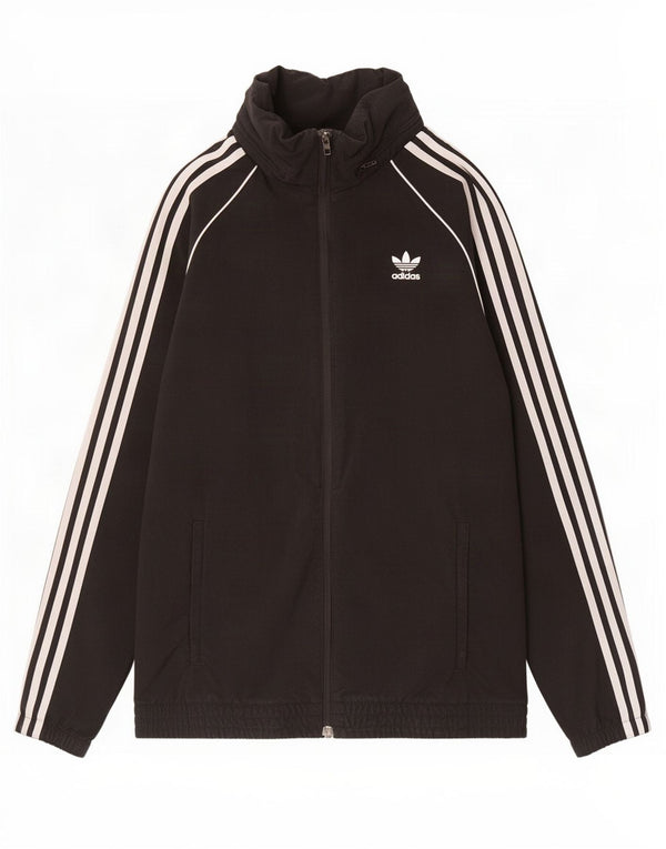 Adidas muška trenirka s kapuljačom, gornja jakna, srednji crni najlon