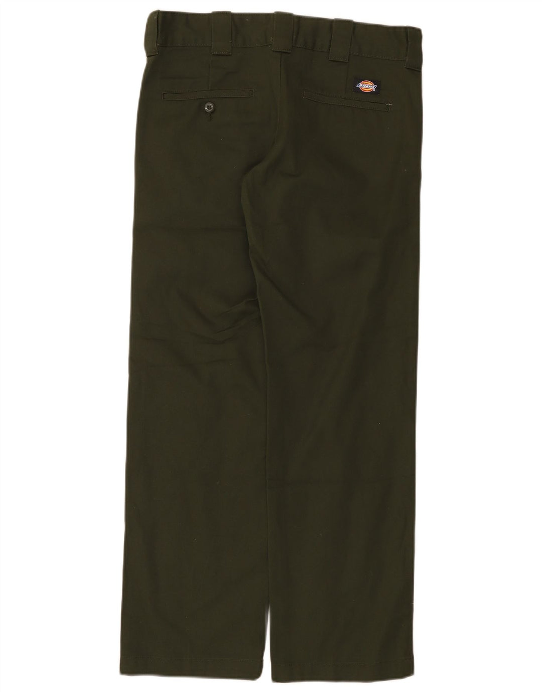 Dickies muške ravne chino hlače W30 L30 zeleni poliester