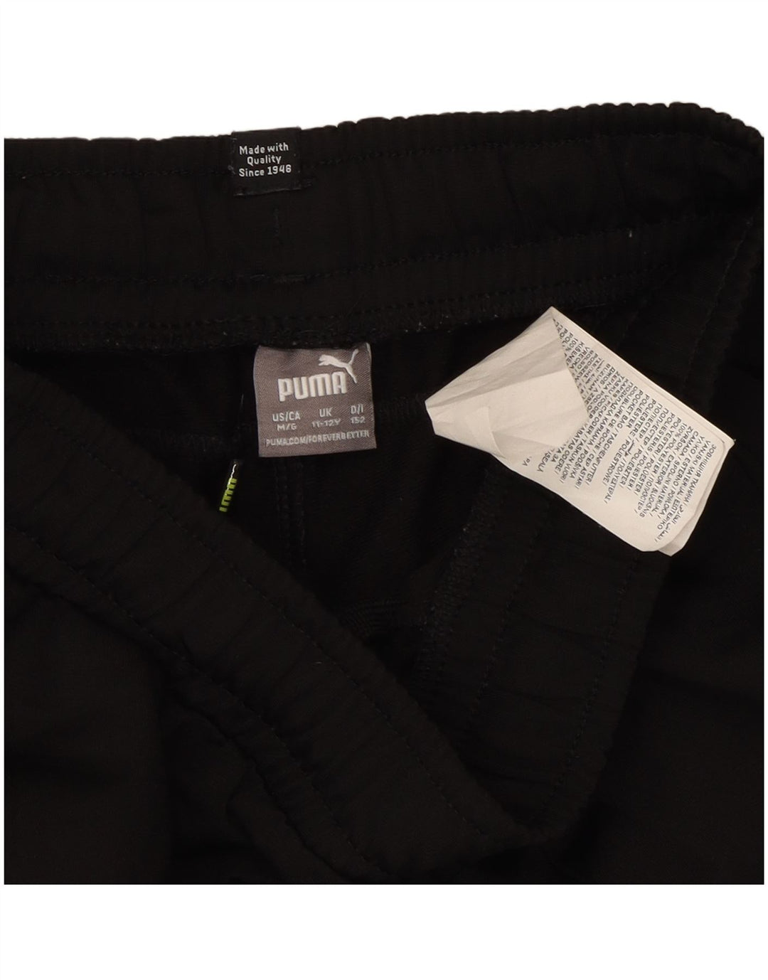 Puma Boys Trenirka Hlače Joggers 11-12 Years Black Poliester