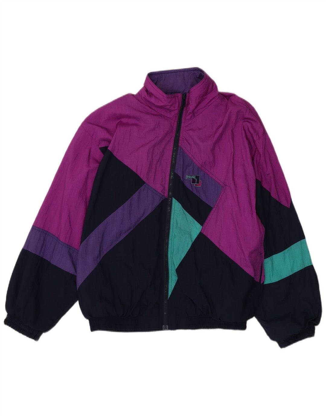 Brugi muška gornja jakna trenirke Mala mornarsko plava poliamidna boja