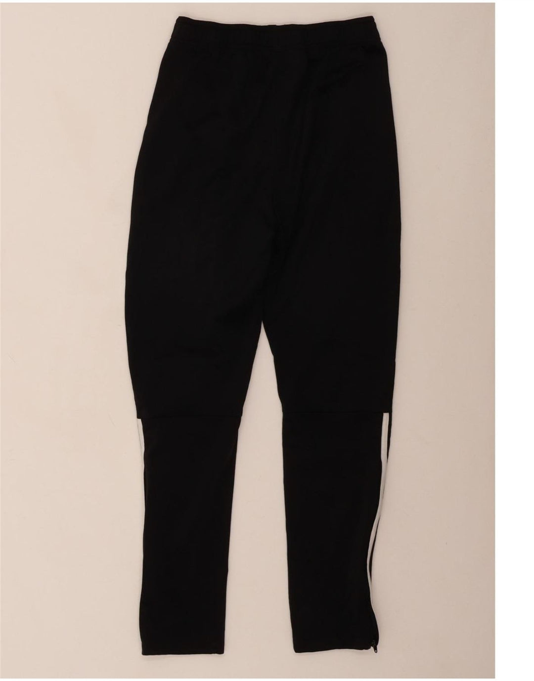 ADIDAS Boys Tracksuit Trousers 13-14 Years  Black Polyester