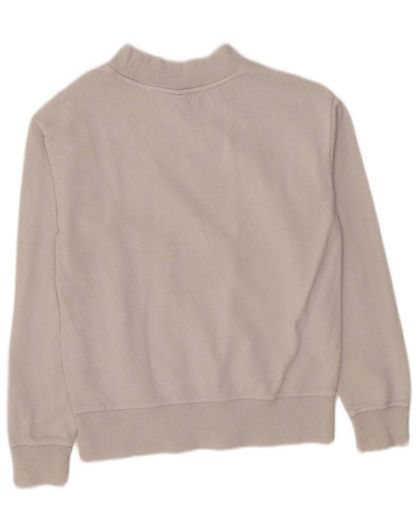 Champion Girls Graphic Sweatshirt Jumper 15-16 Years 2XL White Cotton