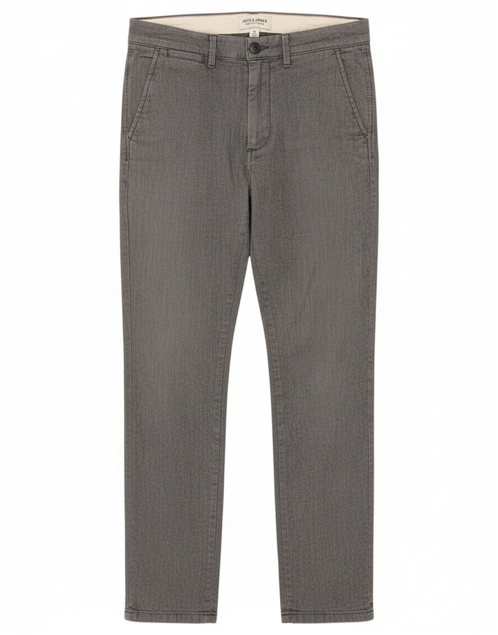 Jack & Jones muške uske chino hlače Marco W30 L27 sive riblja kost