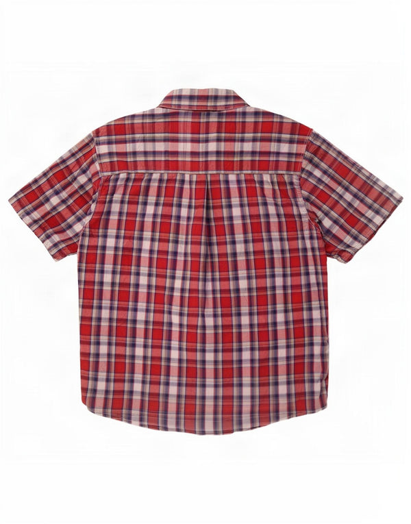 Wrangler muška majica kratkih rukava XL crveni karirani pamuk
